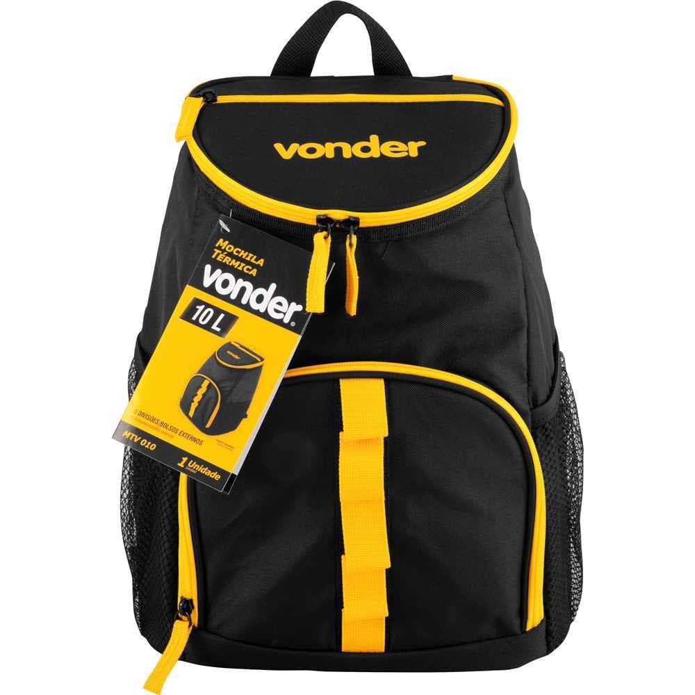 Mochila Térmica 10L Vonder MTV 010 Bolsa Cooler Reforçada para Bebidas e Alimentos