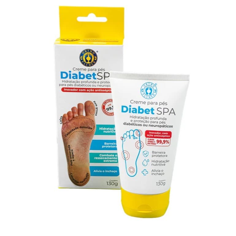 Creme Hidratante para Pés Diabeticos e Ressecados