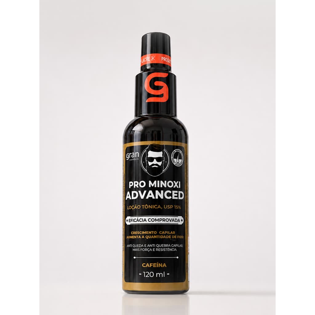 Pro Minoxi Advanced Serum de Crescimento Barba Cabelo e Sobrancelha 120ml