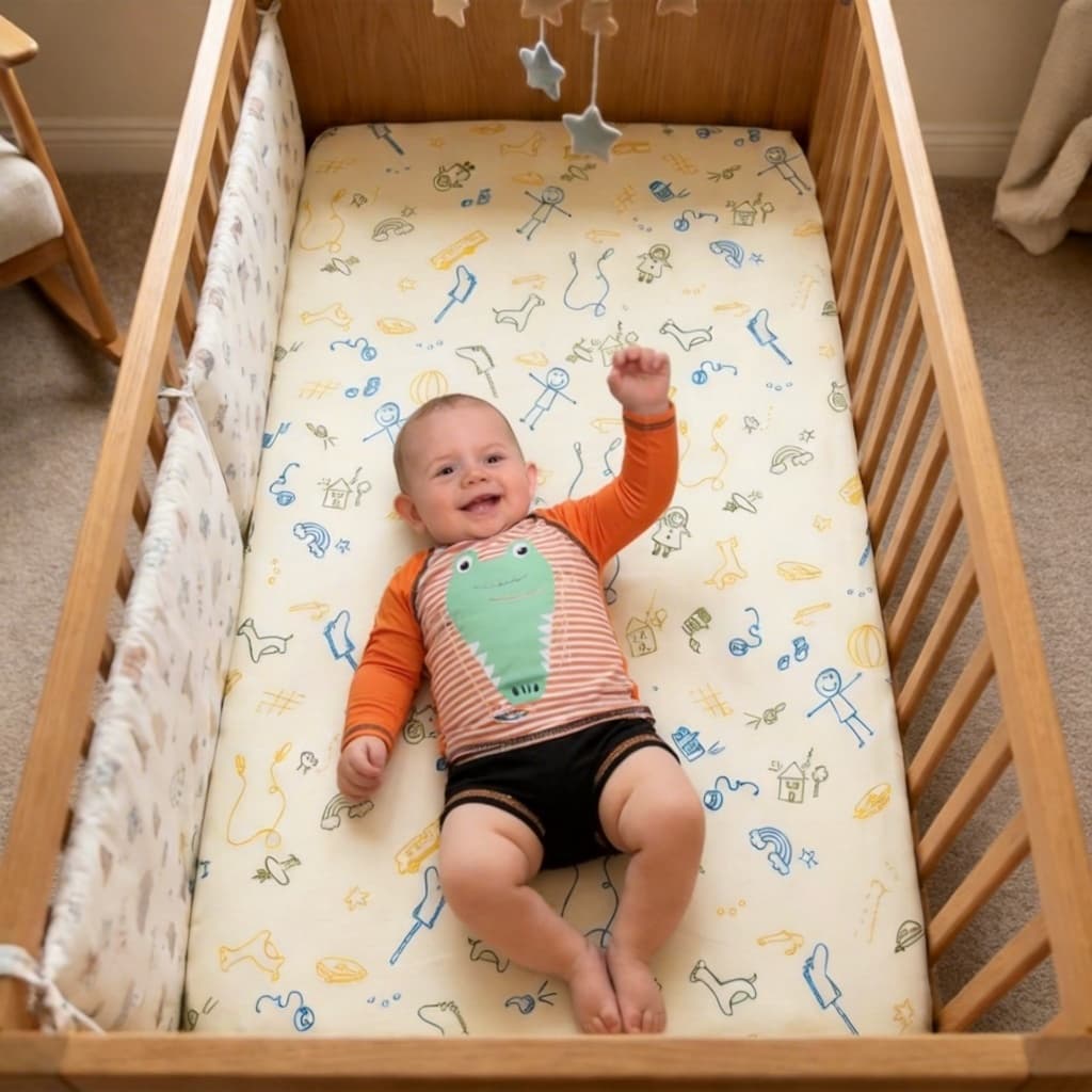 Colchão Baby 130 x 60 x 10 impermeável Para Berço e Cama Criança Infantil Espuma D18 Premium Macia  - Envio Imediato
