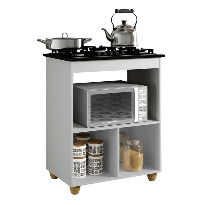 Balcão Salvia para Cooktop Cel Móveis