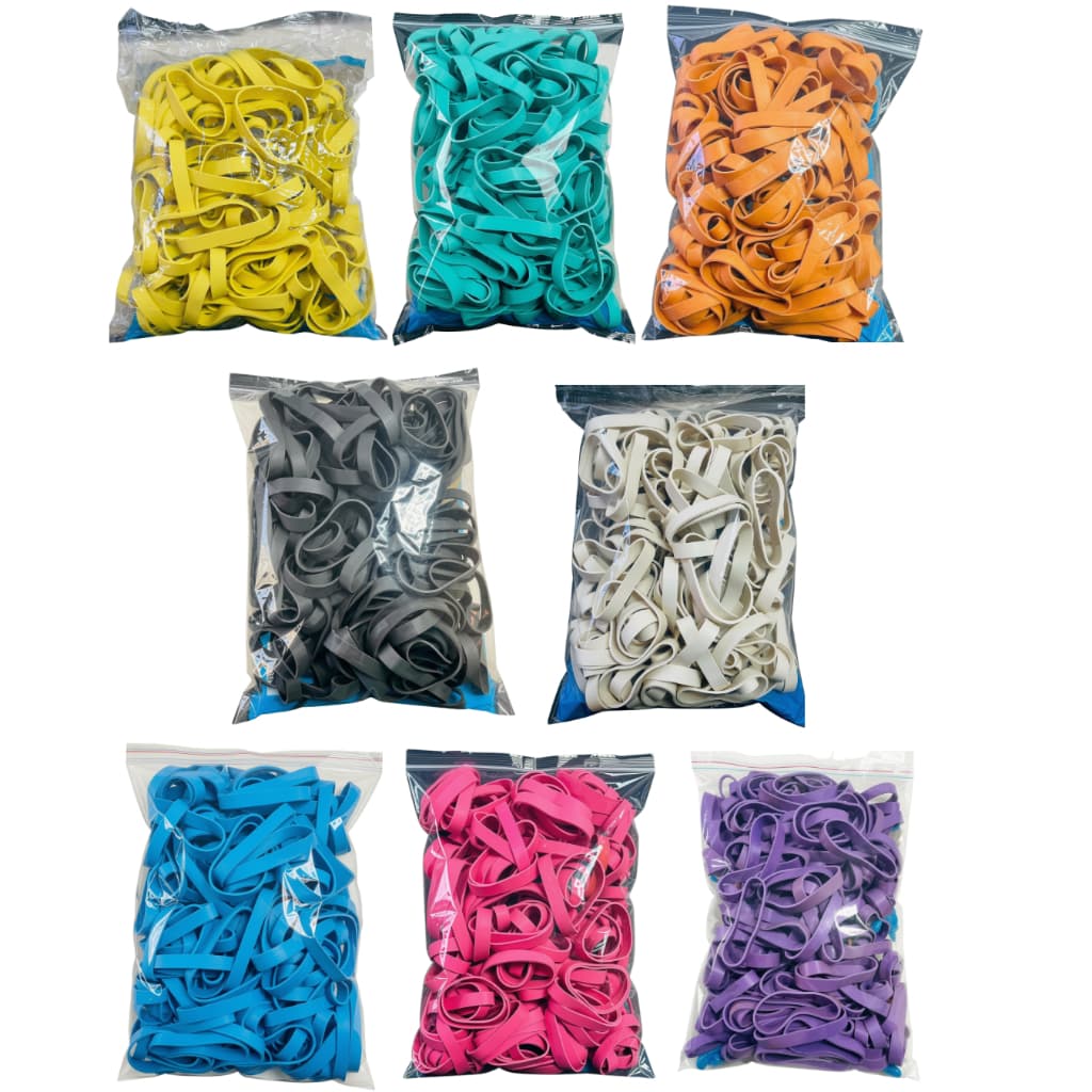 200 un. Borracha 10mm elastico atilho 1 kg liga para tirante porta copo alça eventos festas shows