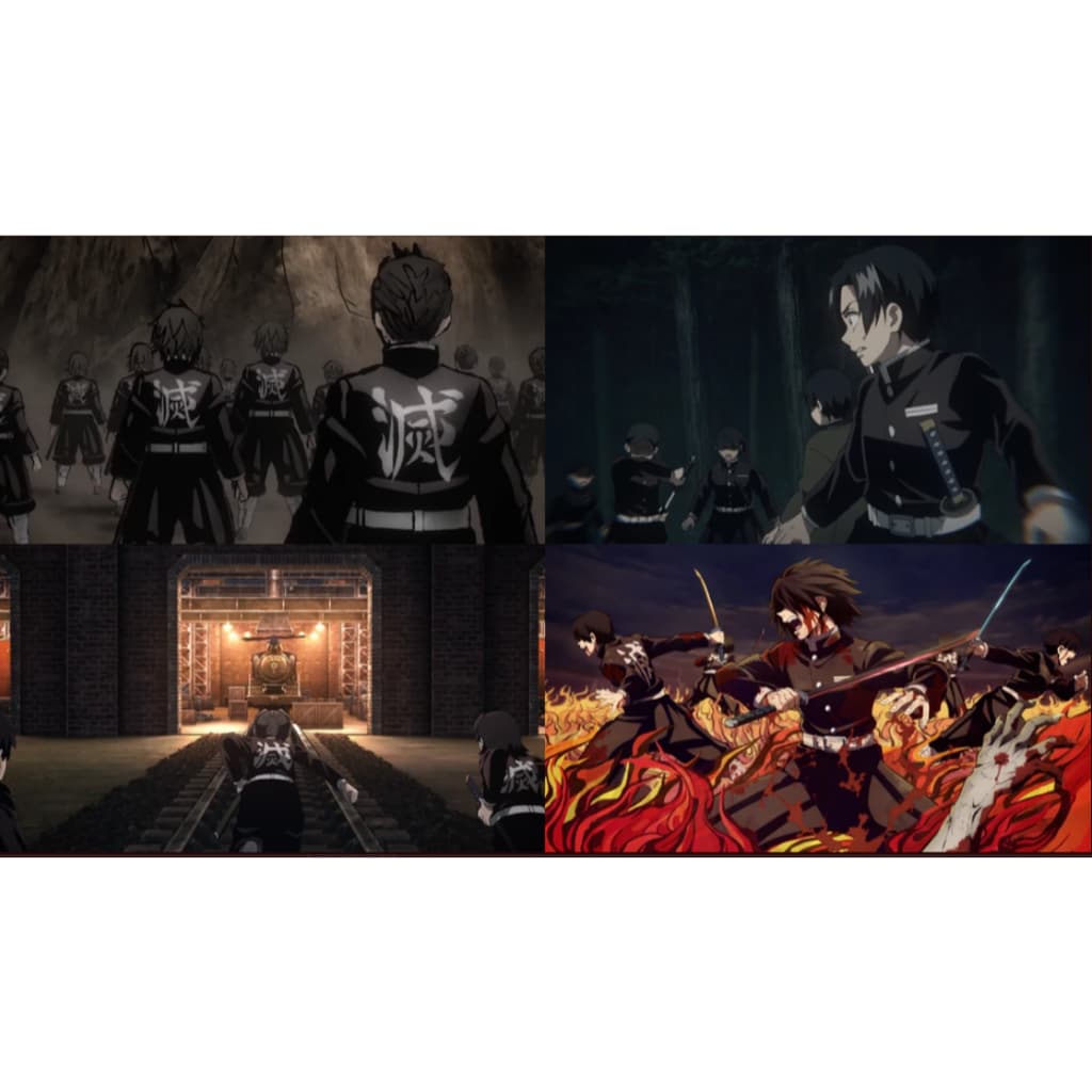 Fantasia Cosplay Inspirada em Anime Demon Slayer Corps – Conjunto Unissex