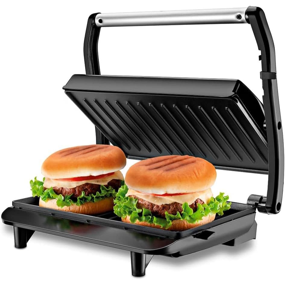 (Mostruario) MONDIAL Press Grill Sanduicheira Master Press, Preto/Inox, 1000W, 220V - PG-01