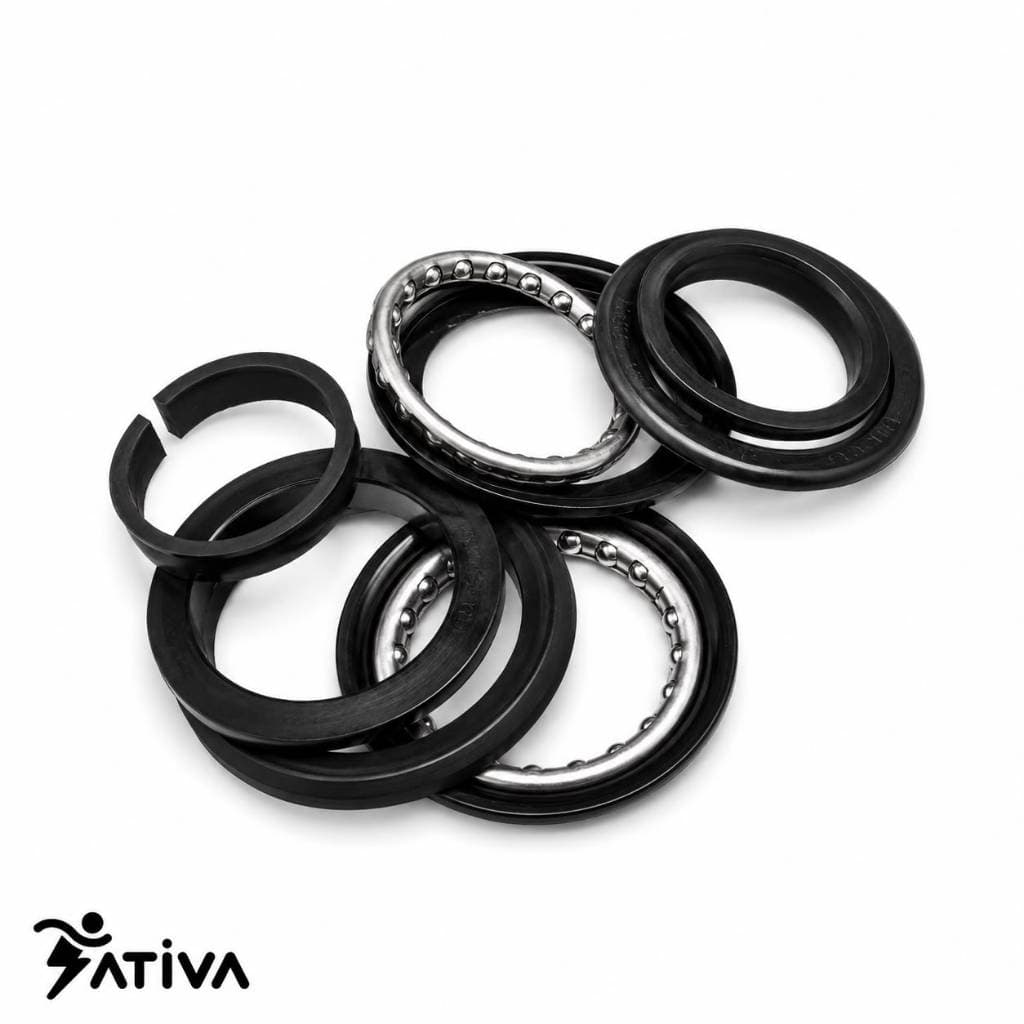 Caixa de Direção Absolute Nero Bike MTB AHEAD 1 1/8 Semi Integrada Sem Tampa e Aranha
