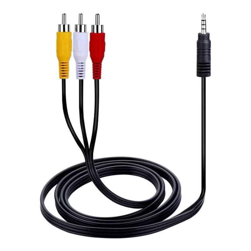 Cabo Av Rca Universal Serve P Tvbox Para Tv Tubo (tv Antiga)