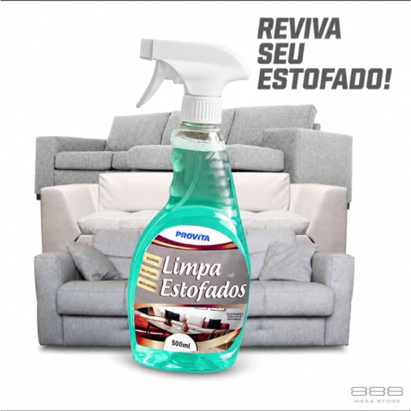 Limpa Estofados Premium 500ml Limpeza Profunda com Perfume Duradouro
