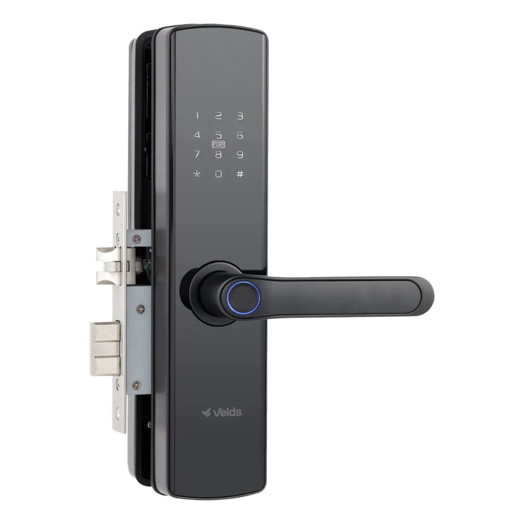 Fechadura Digital de Embutir Biométrica Wi-Fi com Senha, Tag, Cartão, Aplicativo, Preto Velds clip-icon Fechadura Digita