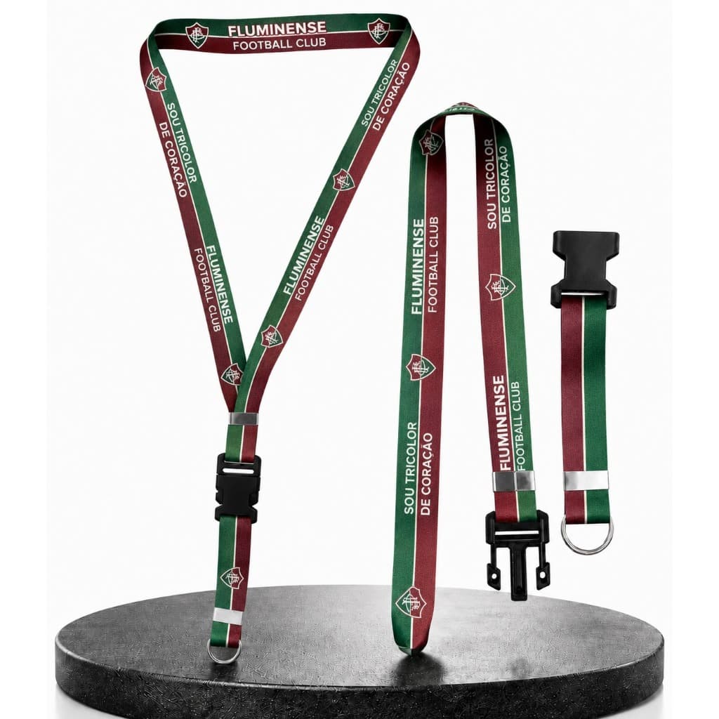 Cordão Chaveiro Celular Pescoço Fluminense Oficial Clubes Fluzão Moto