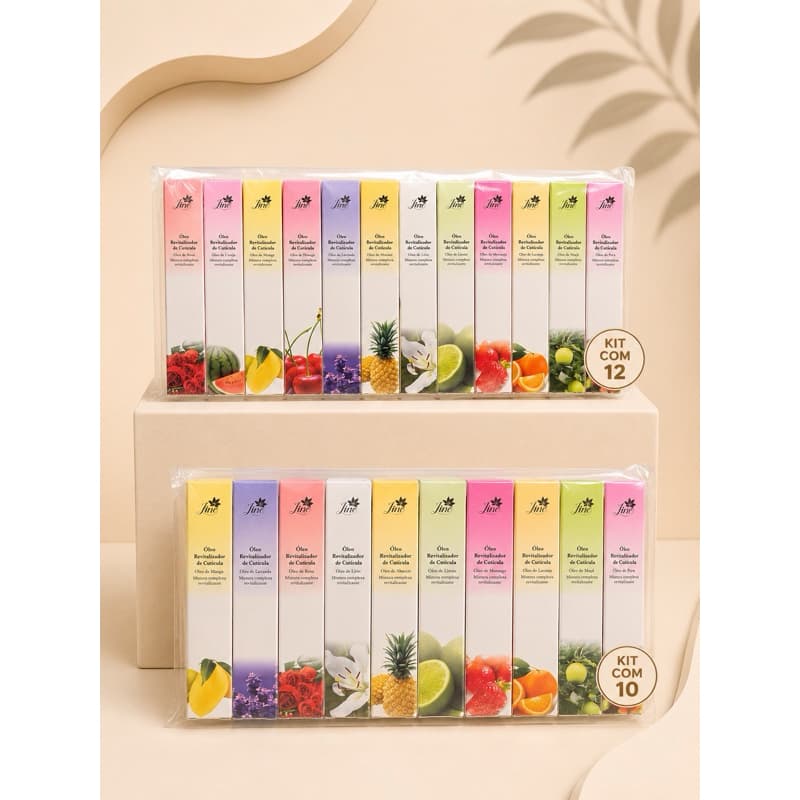 Caneta Óleo de Cutícula Hidratante Revitalizador Kit 10 ou 12 Unidades Nail Designer