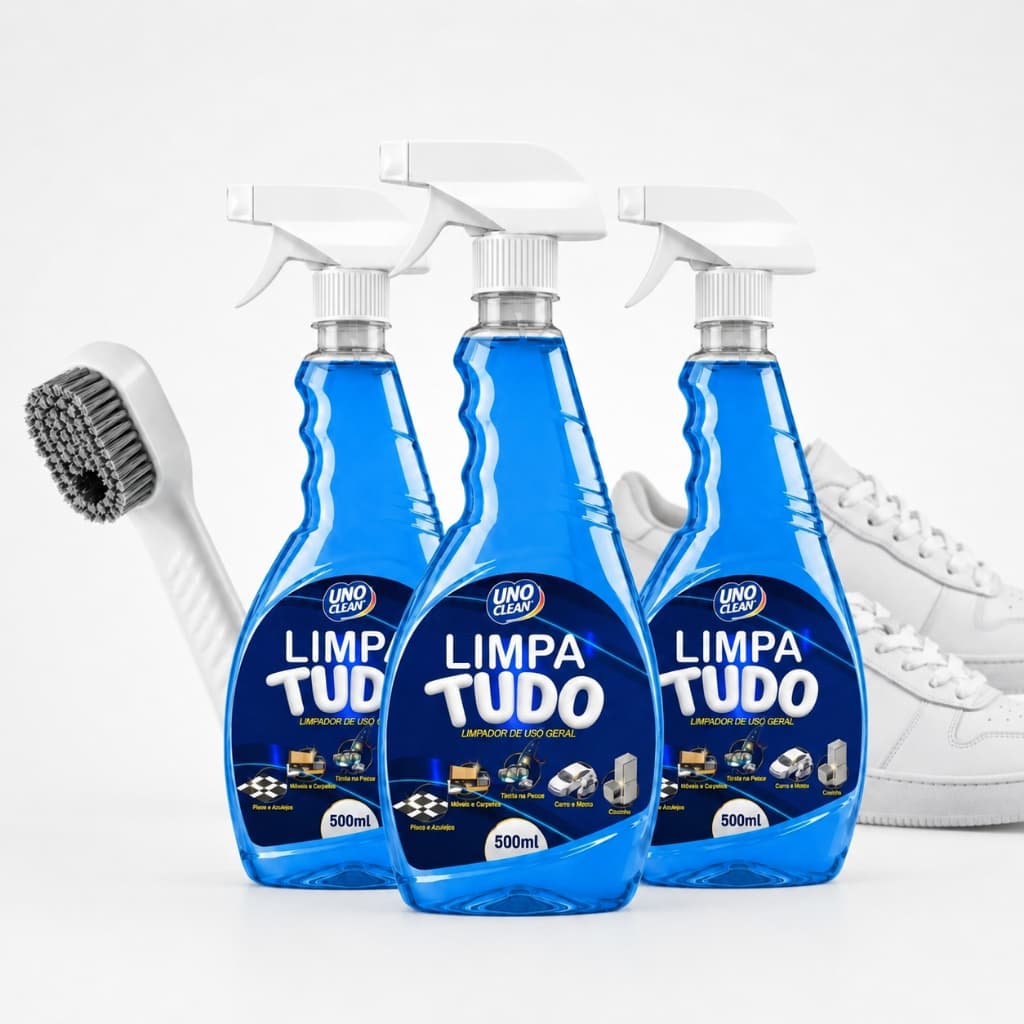 Kit Limpa Tudo ProVita 500ml Vidro Móveis Tênis Azulejo Retira Mancha Perfuma
