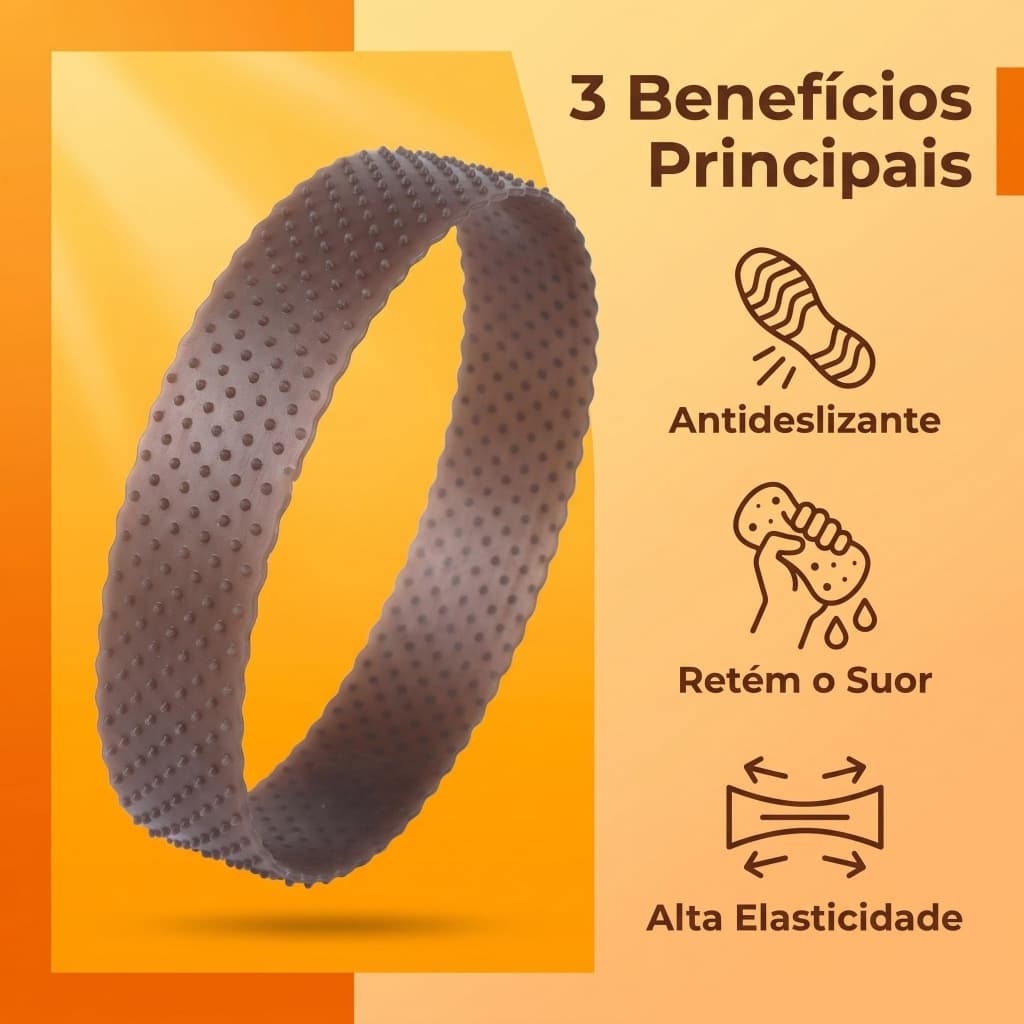 Faixa de Silicone Confortável Não Irrita Pele