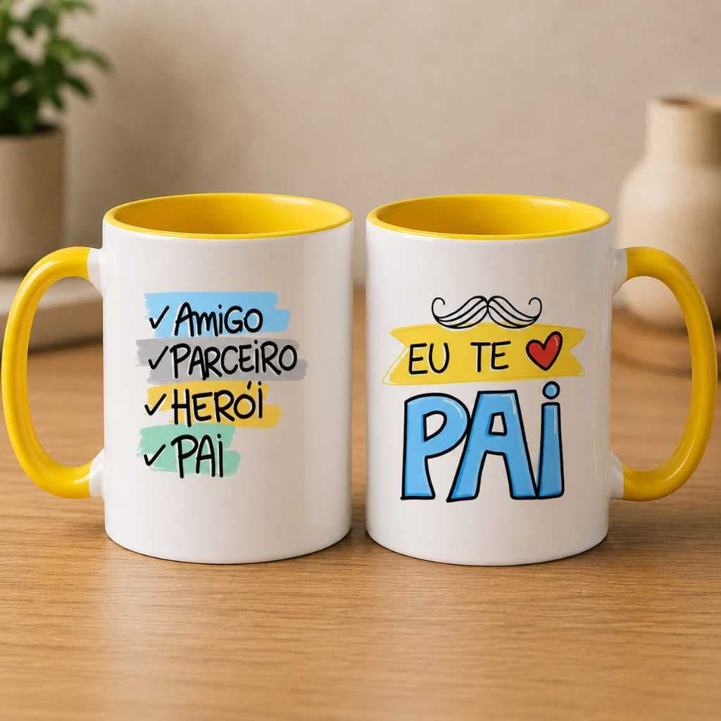 Caneca Eu te Amo Pai 325ml - Especial Dia dos Pais