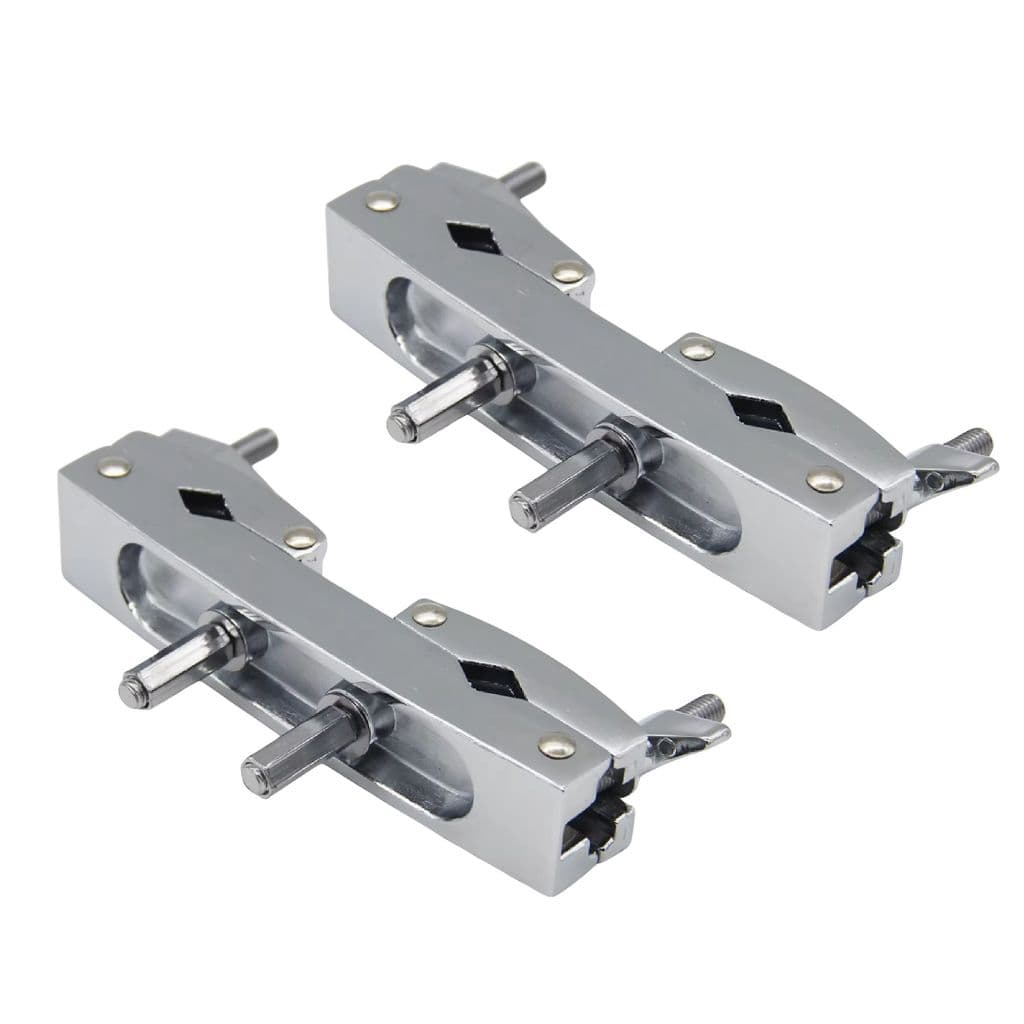 Kit 2 Clamp Duplo Extensor Gonzaga Cl1 Bateria E Percussão Profissional