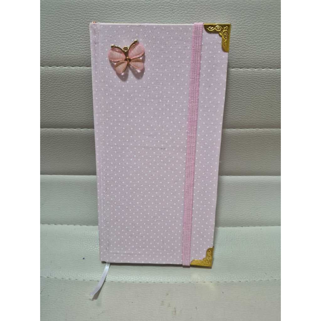Caderno Slim Artesanal A5 / Capa Dura / Revestido em Tecido / 50 Folhas sem Pauta