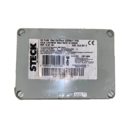 Caixa Passagem 154x110x70mm C/EMBUT - STECK