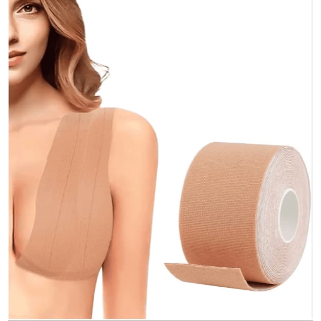 Fita Levanta Seios Boob Tape 5m Sutiã Invisível Hipoalergênica