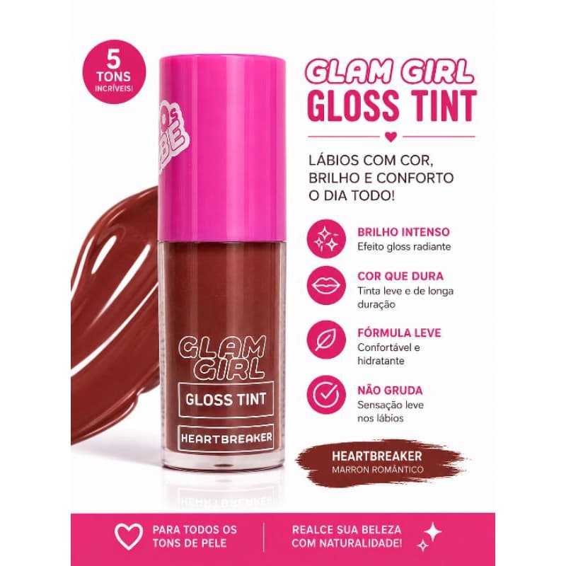 Gloss Tint Ruby Rose Popstar Glam Girl Hbl6603