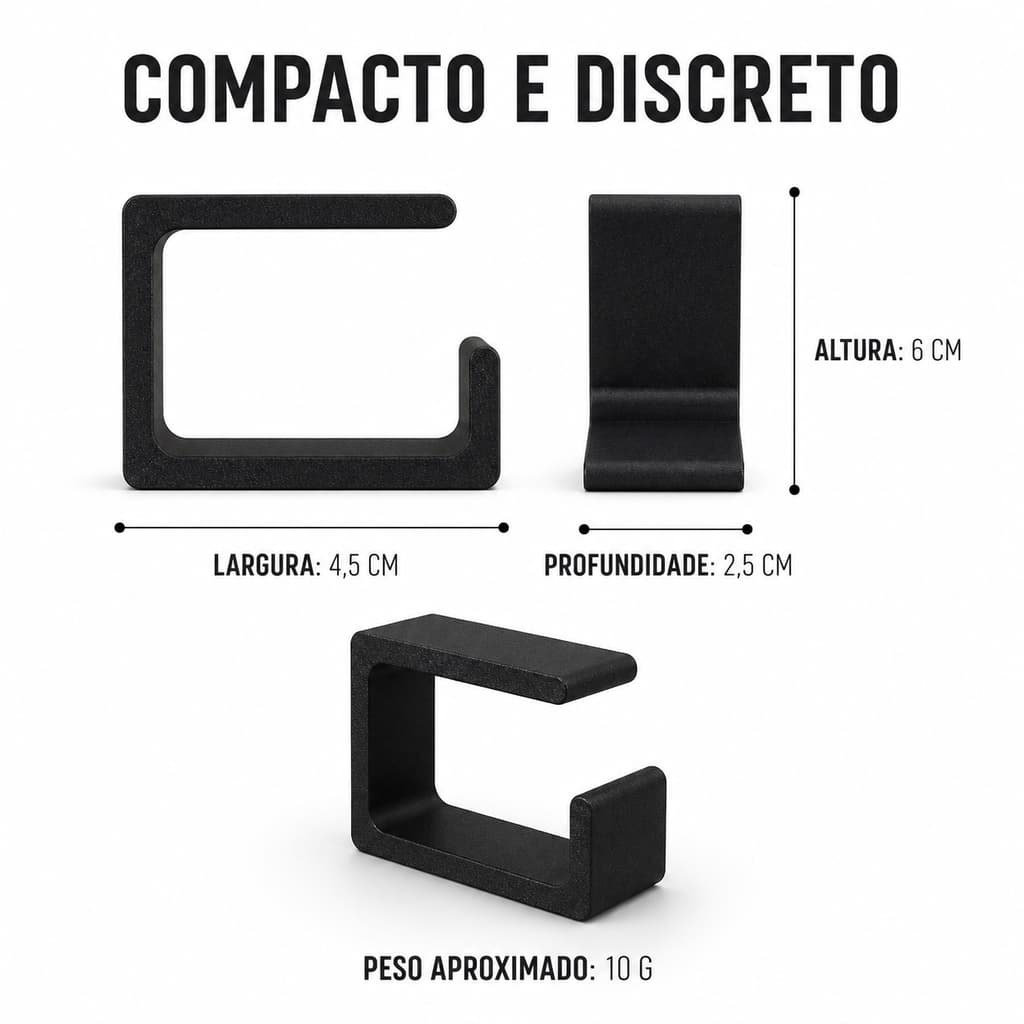 Organizador De fios cabos para Esconder Fios embaixo de Mesa setup gamer