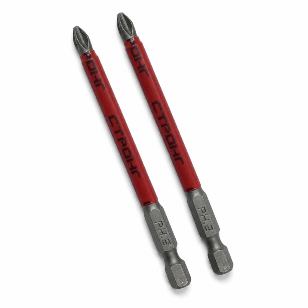 2 Bits Philips Com Ponta Magnética e Antiderrapante PH2x90MM - Torque Alto