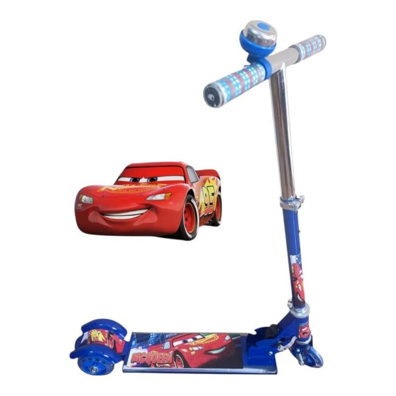Patinete Infantil Musical Dobrável Musical com luz de Led MCQueem
