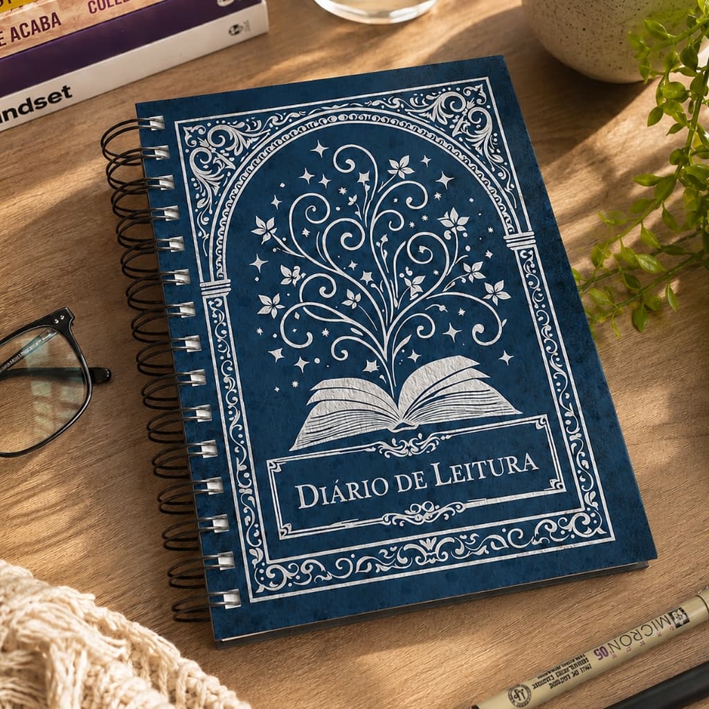 Planner Leitura Organização Minhas Leituras Registro Livros Agenda