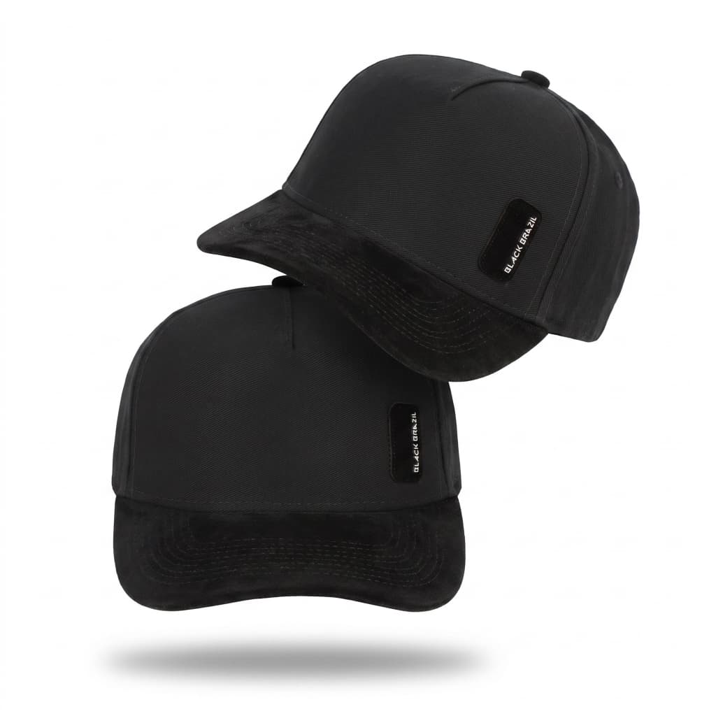 Boné Black Brasil Trucker Aba Curva Masculino Feminino Premium Original