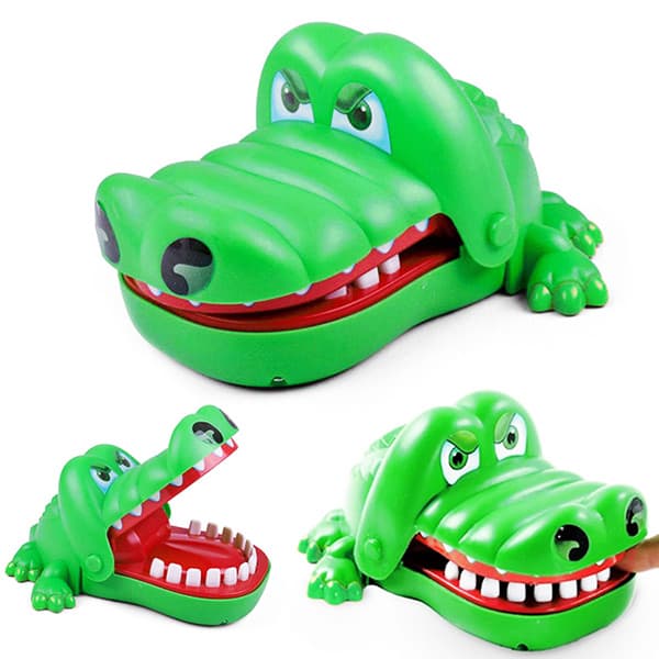 Jogo Jacaré Crocodilo Dentista Infantil Aperta Dente Morde Dedo