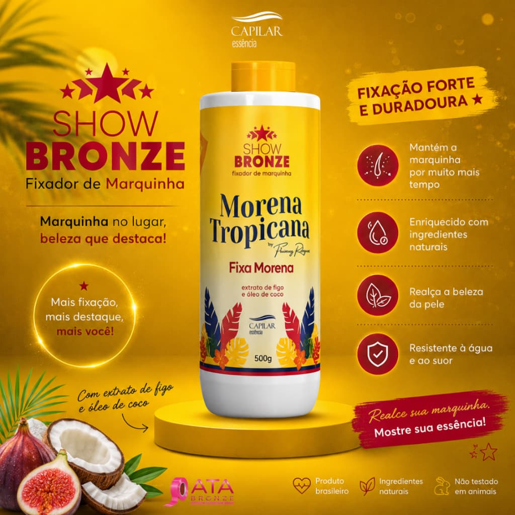 FIXA MORENA TROPICANA 500g - CAPILAR ESSÊNCIA