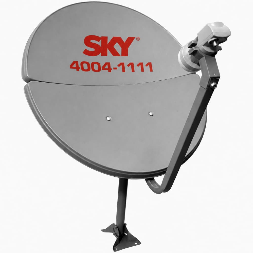 Antena Parabolica banda Ku Bipartida 60cm Sky