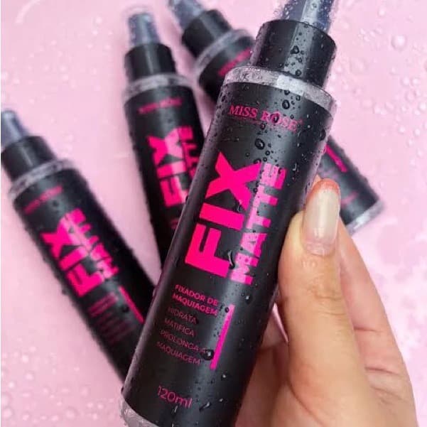 Fixador de Maquiagem Matte 120ml - Miss Rôse: Fixa, Hidrata e Matifica