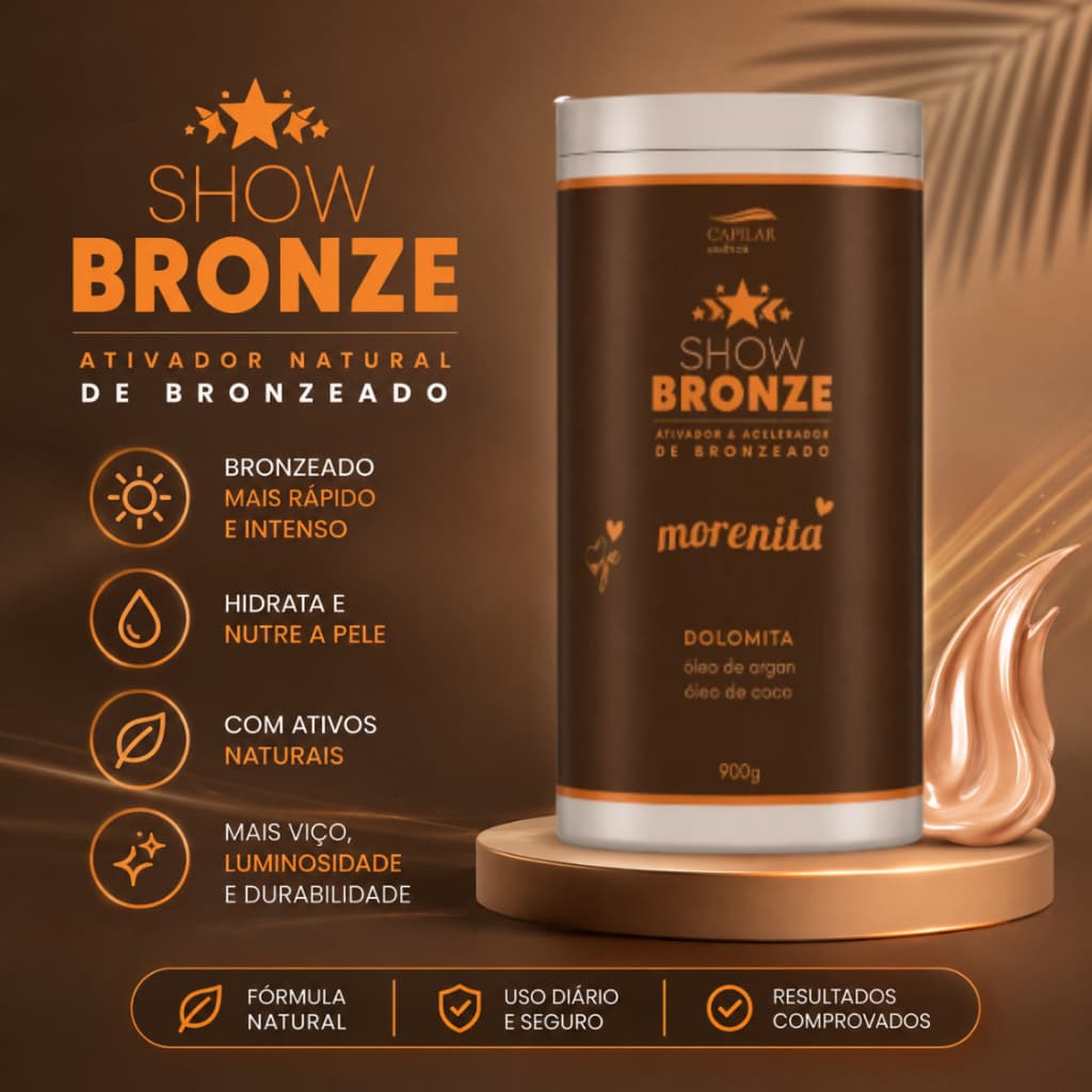 MORENITA ATIVADOR DE BRONZEADO 900g - CAPILAR ESSÊNCIA