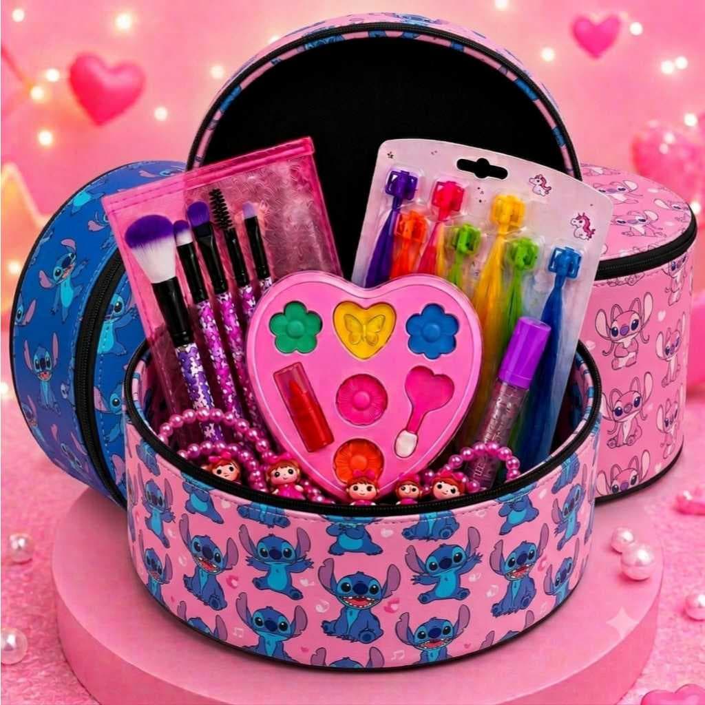 Kit Maquiagem Infantil Completo Nécessaire Menina Presente