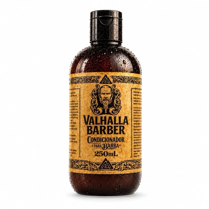 Condicionador Barba Bigode Hidratação intensa - Valhala BARBER 250ml