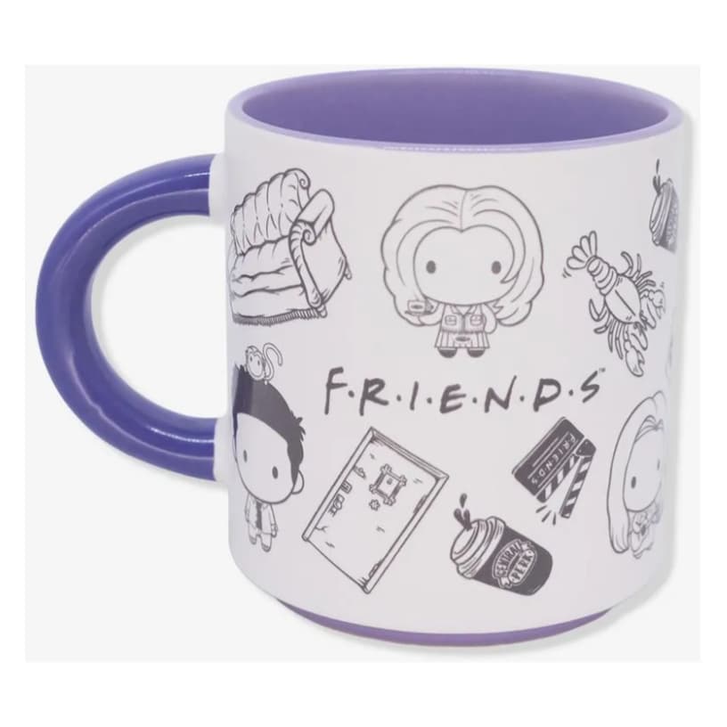 Friends Caneca Ceramica Garrafa térmica Inox térmico Grafite Moma original licenciado