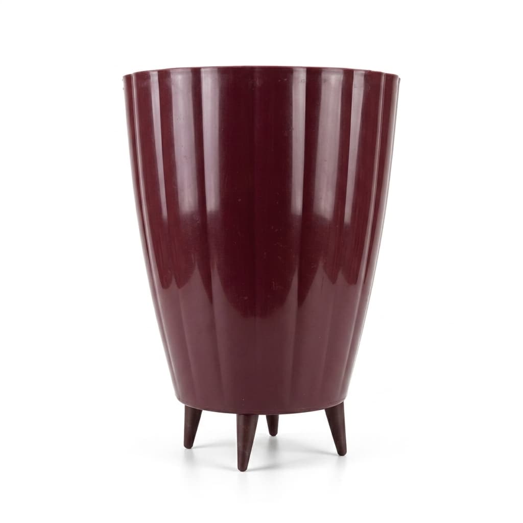 Vaso Plantas Decorativo Coluna Moranga 34x25 Jardim Sala Moderno Resistente Cachepot com Pezinhos