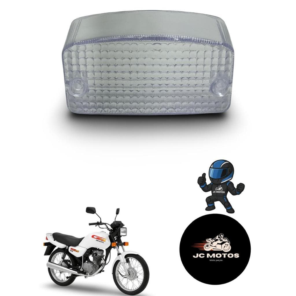 LENTE LANTERNA TODAY/XLX250/TITAN 125 94/99 CRISTAL
