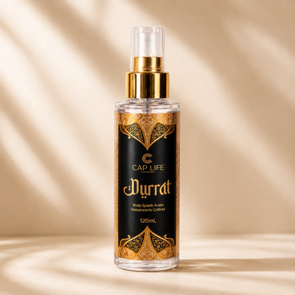 Body Splash Árabe Cap Life 120ml Fragrância Marcante Perfume Árabe Longa Duração
