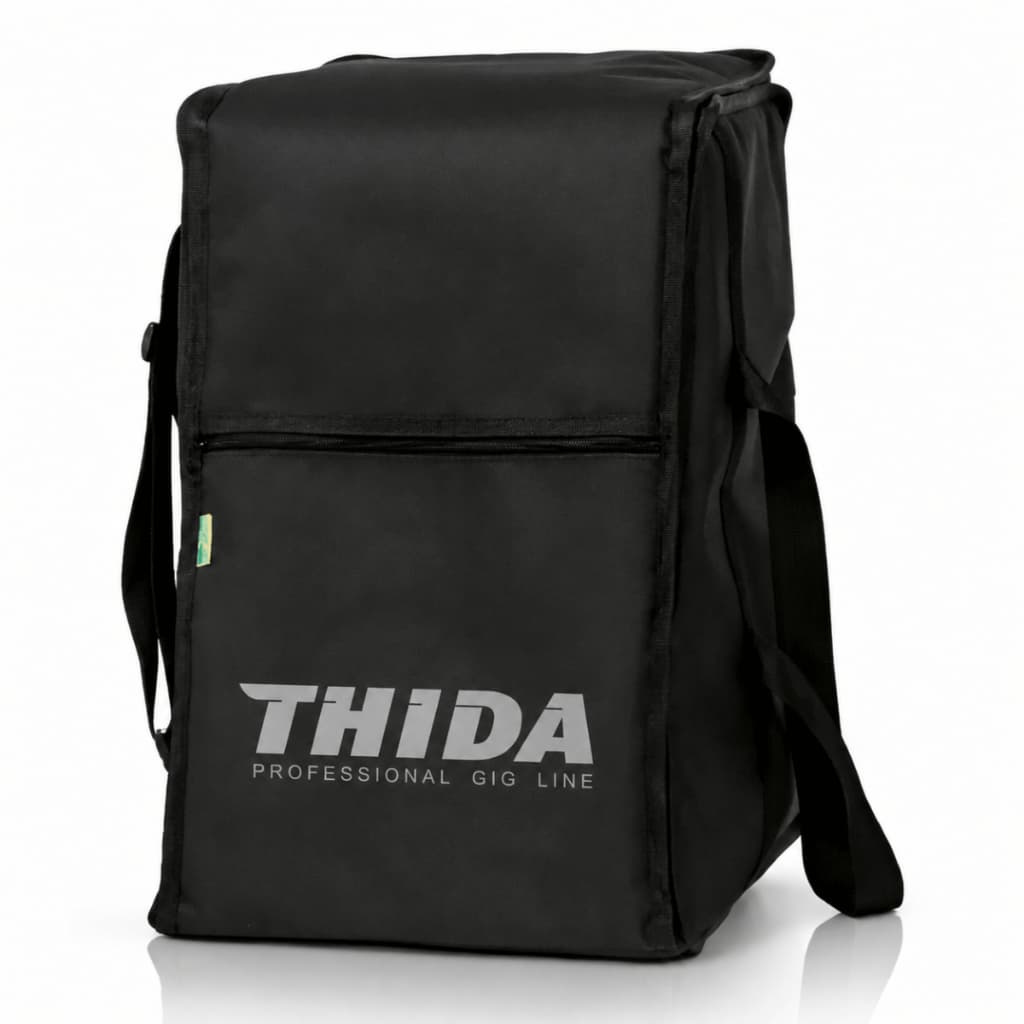 Bag Capa Luxo Para Cajon Gibão Profissional Com Bolso Para Acessórios