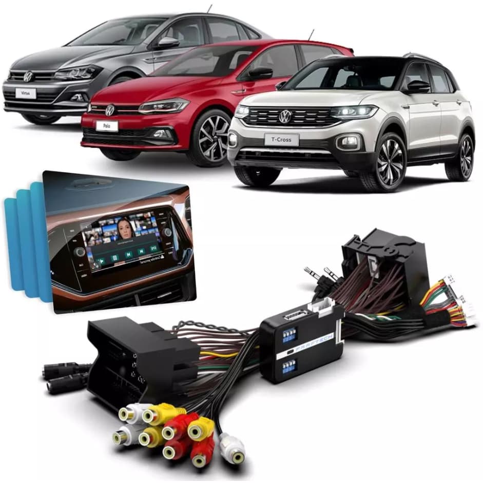 Interface para instalação de acessórios para linha VW FT-VF-VW4 Faaftech