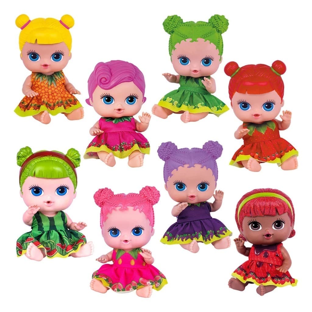 Boneca coleção frutinhas com cheiro de fruta colecionavel cotiplas brinquedo para menina