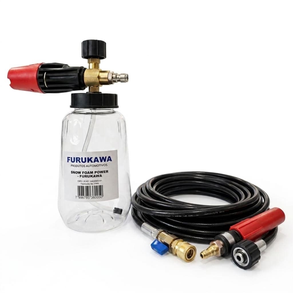 Mangueira Engate Rápido Para Wap WL4000 e WL4200 + Snow Foam + Bico Leque - Auto Express