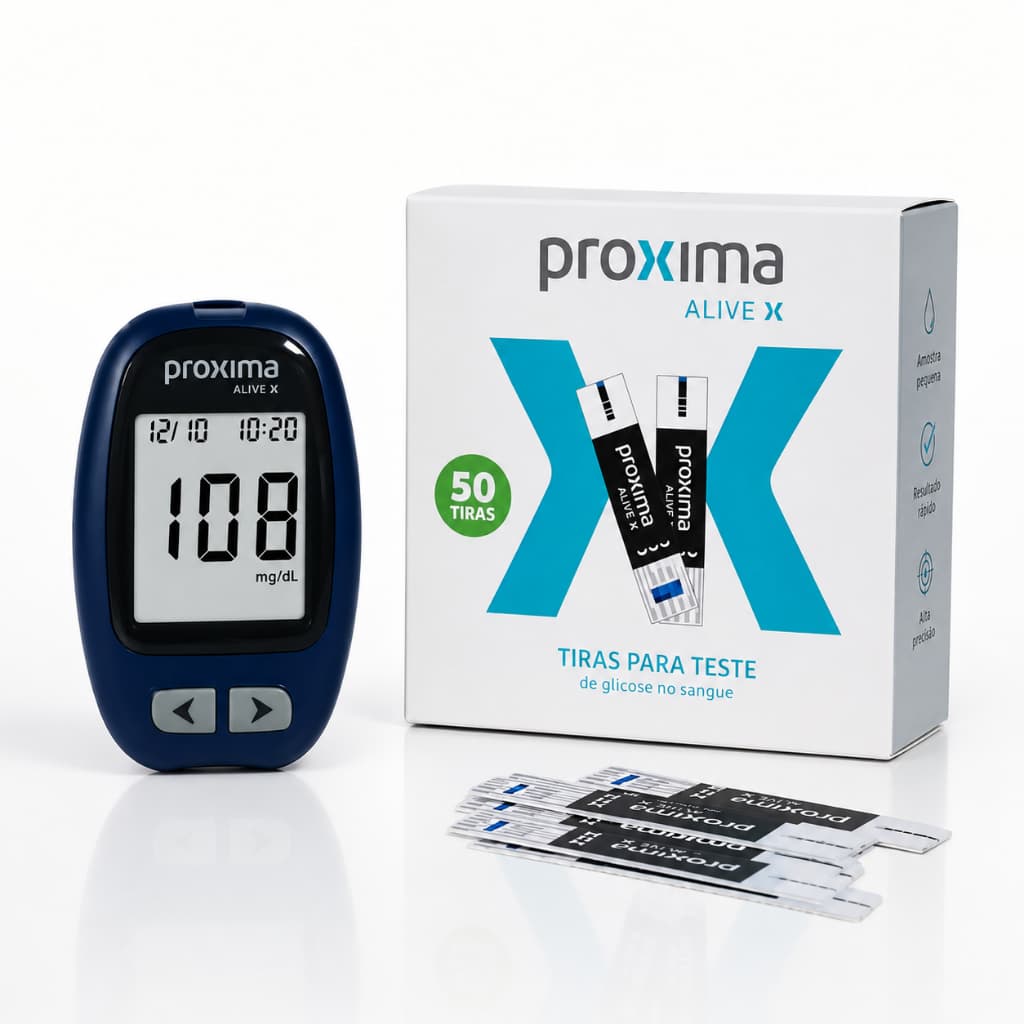 Kit Completo Proxima Alive X Aparelho + Caixa com 50 Tiras