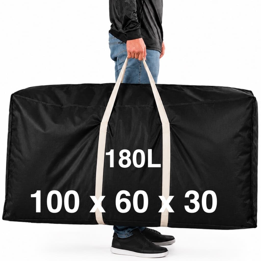 Sacolão Bolsa Viagem Sacola Grande 180 Litros Reforçada 100x60x30 Gigante Para Mudança Sacoleira Compras LeBag