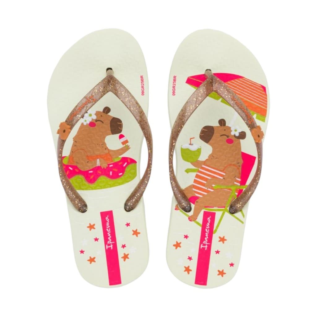 Chinelo De Dedo Infantil Capivara Feminino Ipanema Hype Meninas
