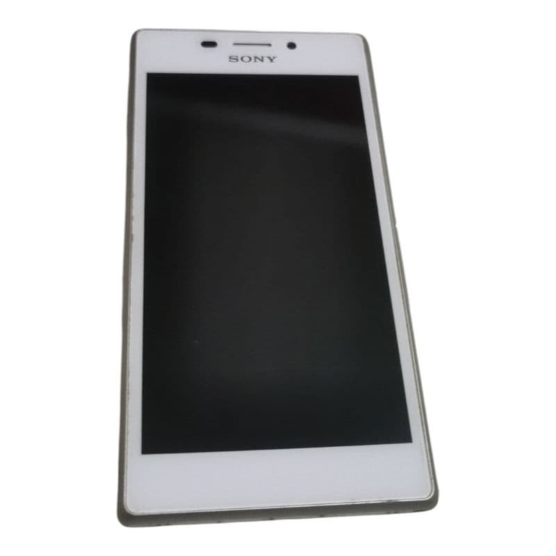Tela Display LCD Touch Sony Xperia M2 D2306 Branco Com Botões e Aro