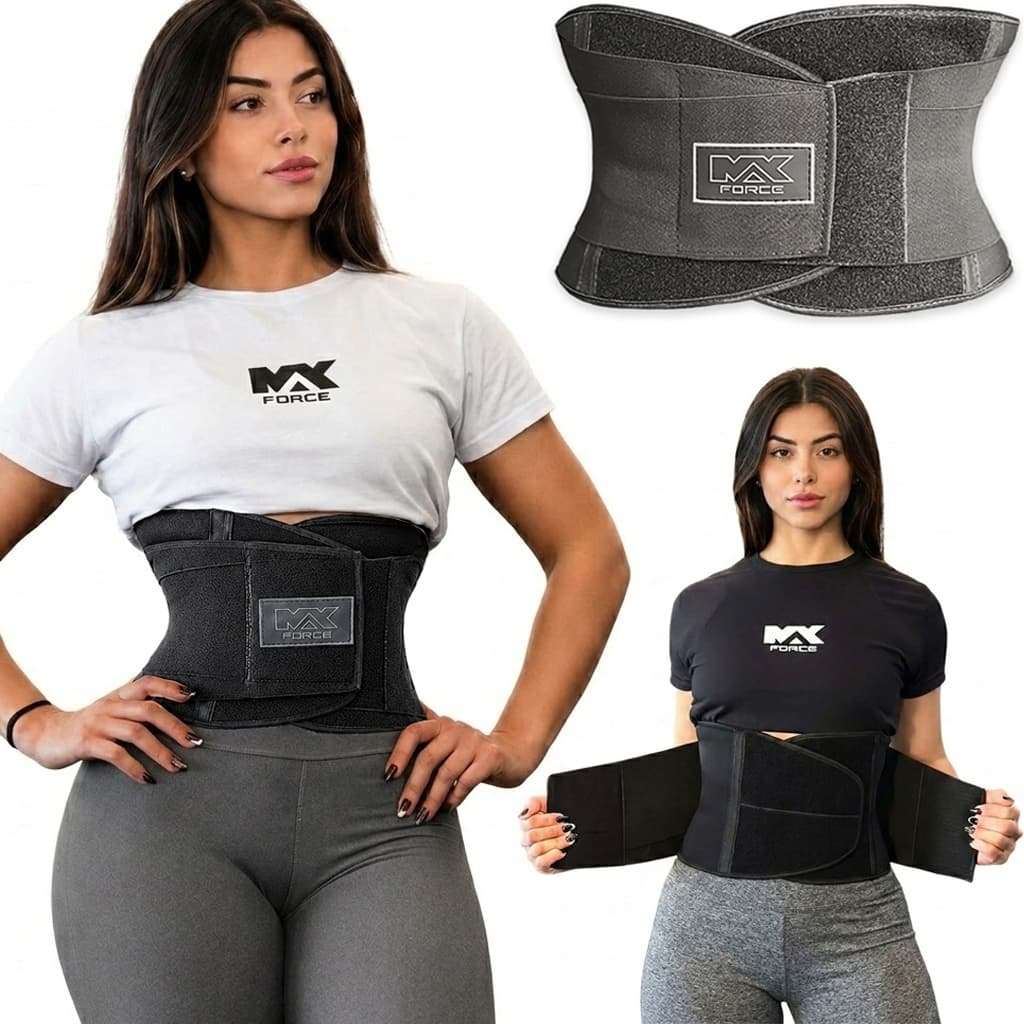 Cinta Modeladora Redutora Unissex Neoprene Elástico Duplo