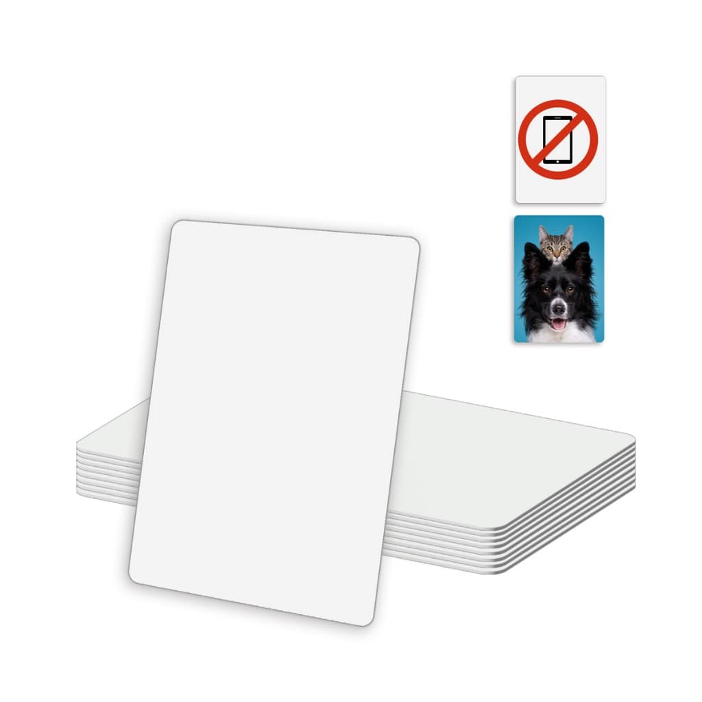 Kit com 20 Placas 30x42cm de Metal para Sublimar Imagens e Criar Produtos Personalizados