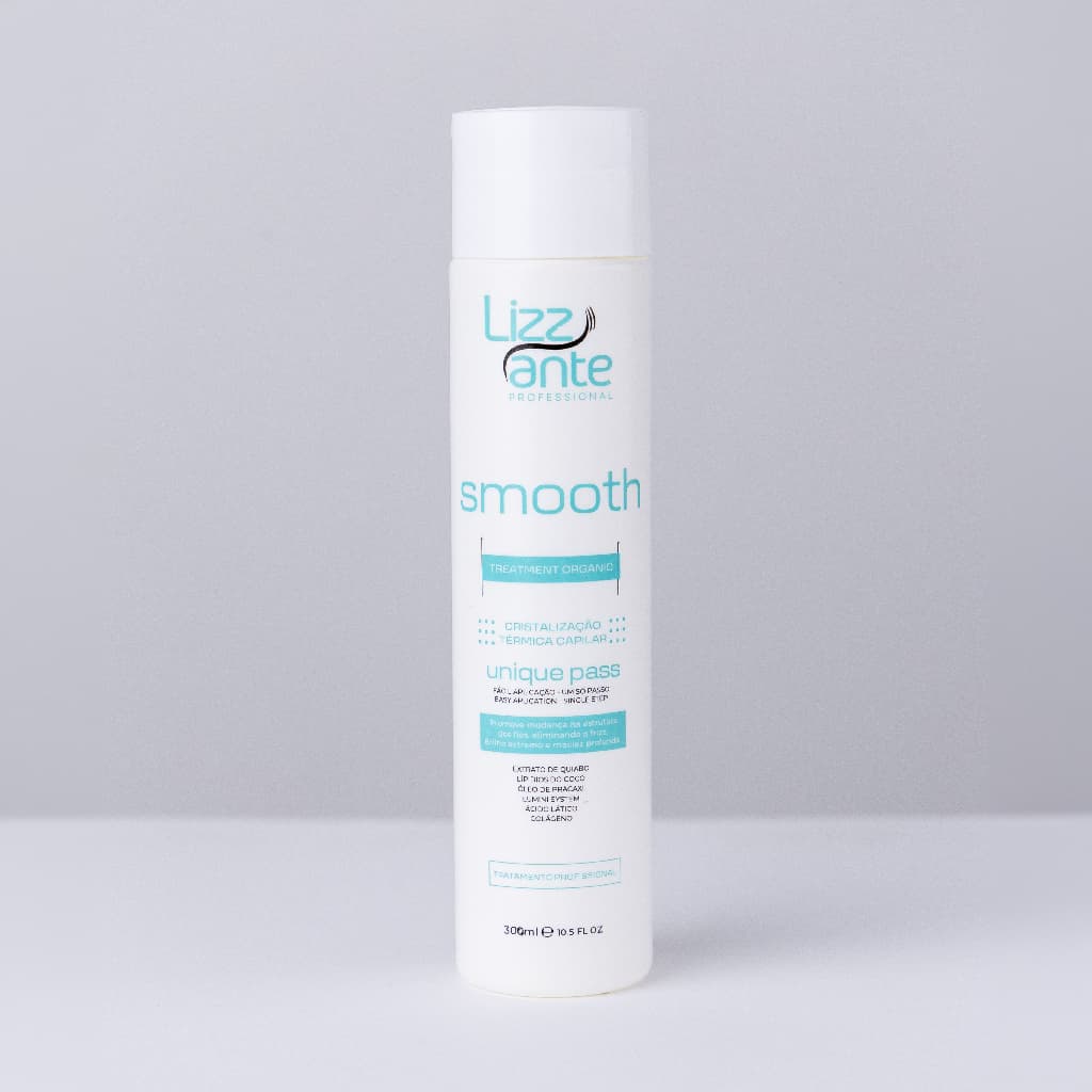 Progressiva Lizz ante Smooth 300ml Organica Alisamento Sem Formol para todos os tipos de cabelos