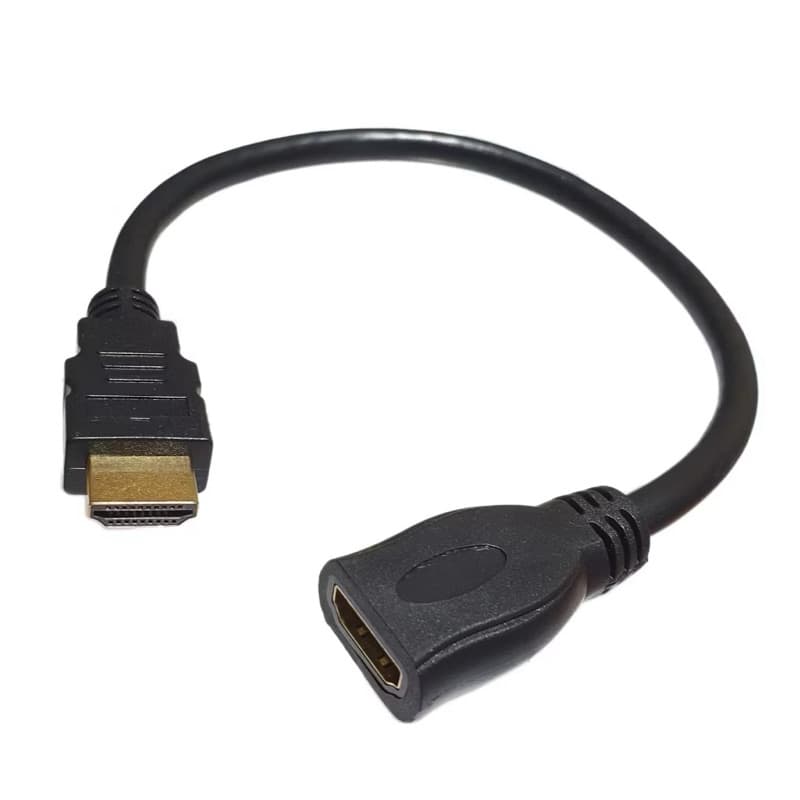 Cabo Extensor Hdmi Macho e Femea 30cm